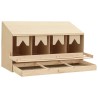 Pondoir 4 compartiments 106x40x59 cm bois de pin massif 