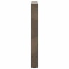 Pieds de table à manger en acier naturel 2 pièces 60 x (72-73) cm Acier 