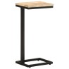Tables d'appoint 2 pcs 31,5x24,5x64,5 cm Bois de manguier brut 