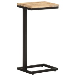 Tables d'appoint 2 pcs 31,5x24,5x64,5 cm Bois de manguier brut 