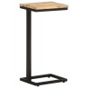 Tables d'appoint 2 pcs 31,5x24,5x64,5 cm Bois de manguier brut 