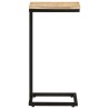 Tables d'appoint 2 pcs 31,5x24,5x64,5 cm Bois de manguier brut 