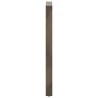 Pieds de table de bar en acier naturel, 2 pièces, 60 x (110-111) cm 