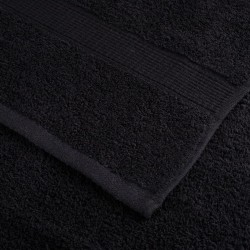Serviettes de qualité supérieure SOLUND 4 pcs noir 600 g/m² 