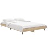 Cadre de lit sans matelas chêne sonoma 120x190 cm 