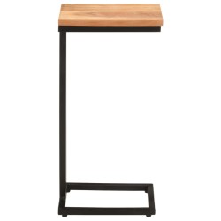Tables d'appoint 2 pcs 31,5x24,5x64,5 cm Bois d'acacia solide 