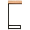 Tables d'appoint 2 pcs 31,5x24,5x64,5 cm Bois d'acacia solide 