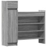 Armoire à chaussures sonoma gris bois d'ingénierie 
