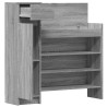 Armoire à chaussures sonoma gris bois d'ingénierie 