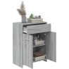 Armoire de bain Sonoma gris 60x33x80 cm Bois d'ingénierie 