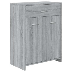 Armoire de bain Sonoma gris 60x33x80 cm Bois d'ingénierie 
