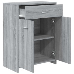 Armoire de bain Sonoma gris 60x33x80 cm Bois d'ingénierie 