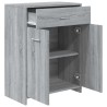 Armoire de bain Sonoma gris 60x33x80 cm Bois d'ingénierie 