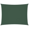 Voile de parasol tissu oxford rectangulaire 6x7 m vert foncé 