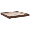 Cadre de lit sans matelas chêne marron 180x200 cm 
