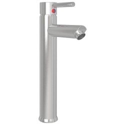 Lavabo de bain avec robinet et drain à poussoir Verre trempé 