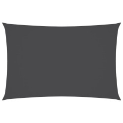 Voile de parasol Tissu Oxford rectangulaire 5x7 m Anthracite 