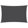 Voile de parasol Tissu Oxford rectangulaire 5x7 m Anthracite 
