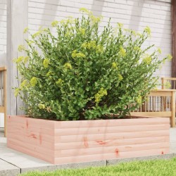 Jardinière 80x80x23 cm bois massif de douglas 