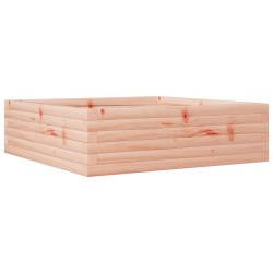 Jardinière 80x80x23 cm bois massif de douglas 
