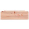 Jardinière 80x80x23 cm bois massif de douglas 