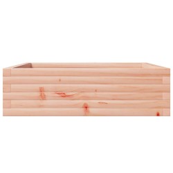 Jardinière 80x80x23 cm bois massif de douglas 