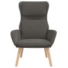 Chaise de relaxation Gris foncé Velours 