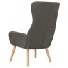 Chaise de relaxation Gris foncé Velours 