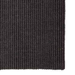 Tapis Sisal naturel 66x350 cm Noir 