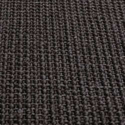 Tapis Sisal naturel 66x350 cm Noir 