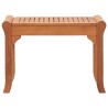 Banc de jardin 64 cm Bois d'eucalyptus solide 