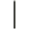 Pieds de table de bar Anthracite 2 pièces 60 x (110-111) cm Acier 