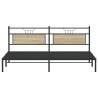 Cadre de lit sans matelas chêne sonoma 193x203 cm 