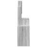 Coiffeuse avec armoire sonoma gris 80x35x132 cm 