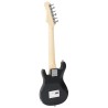 Guitare électrique pour enfants et sac marron et blanc 3/4 30" 