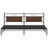 Cadre de lit sans matelas chêne marron 193x203 cm 