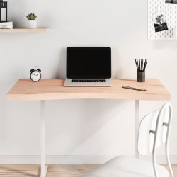 Dessus de bureau 110x(50-55)x4 cm bois massif de hêtre 