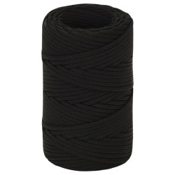 Corde de travail Noir 2 mm 50 m Polyester 