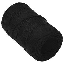 Corde de travail Noir 2 mm 50 m Polyester 