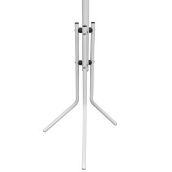 Portemanteau sur pied métal blanc 