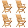 Ensemble à manger de jardin 5 pcs Bois de teck massif 
