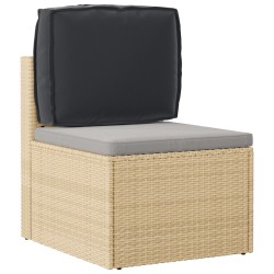 Coussin de Pallet pour Dossier Noir 50x40x12 cm Tissu Oxford 