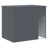 Niche pour chien avec cour anthracite 214x253x181 cm 