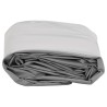 Bâche gris Ø 2,2 m 650 g/m² 