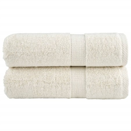 Serviettes de visage de qualité supérieure SOLUND 2 pcs crème 