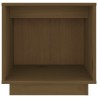 Table de chevet Marron miel 40x30x40 cm Bois de pin solide 