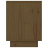 Table de chevet Marron miel 40x30x40 cm Bois de pin solide 