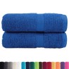 Serviettes de visage de qualité supérieure SOLUND 2 pcs bleu 