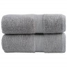Serviettes de visage de qualité supérieure SOLUND 2 pcs gris 