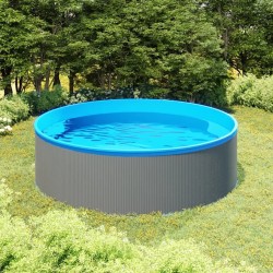Piscine à éclaboussures 350x90 cm Gris 